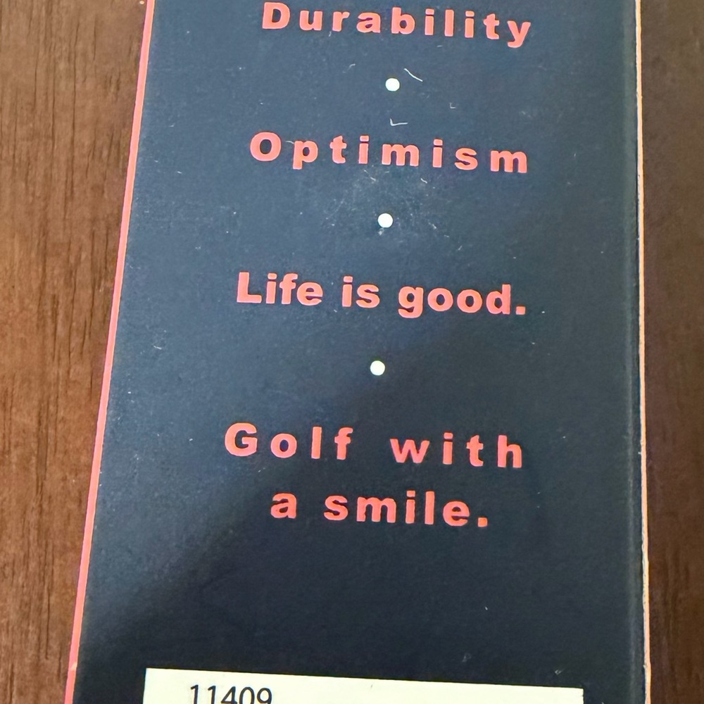 New Pink Life Is Good “Jake” Golf Balls - 1 Box of 3 - New - - Picture 3 of 4